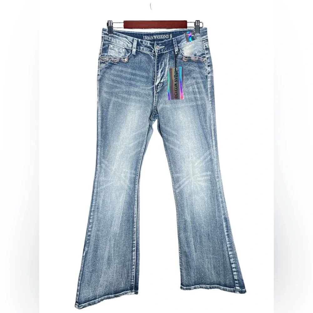 Urban weekend boot cut Women's Blue Jeans 9